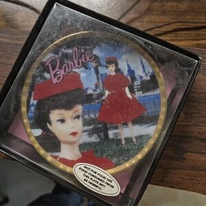 Barbie Decorative Plate with Red Dress